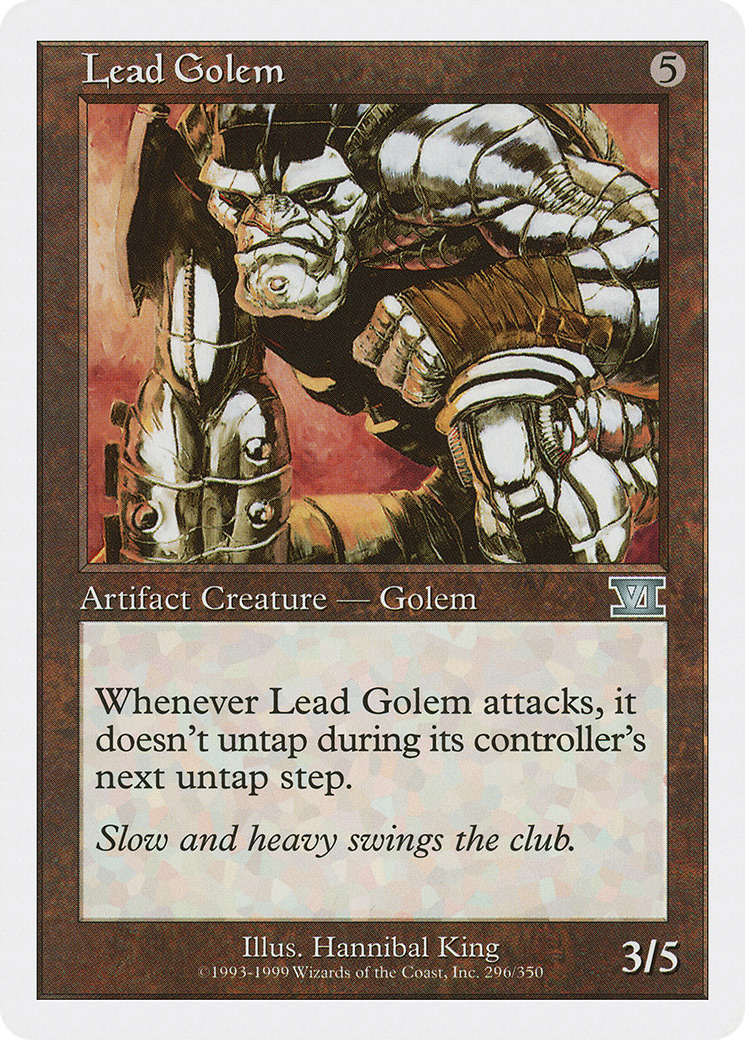 Lead Golem [Classic Sixth Edition]-1