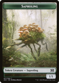 Saproling (T2X2-017) - Double Masters 2022 Tokens Foil-1