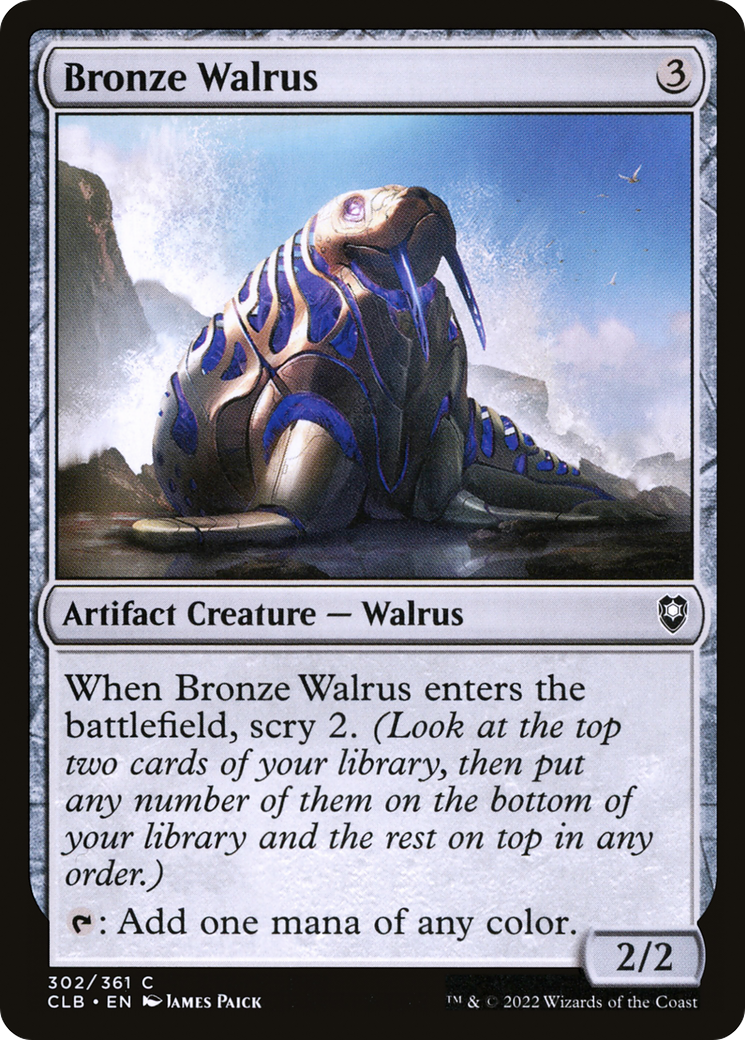 Bronze Walrus [Commander Legends: Battle for Baldur's Gate]-1