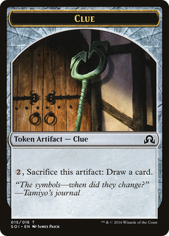 Clue Token (015/018) [Shadows over Innistrad Tokens]-1