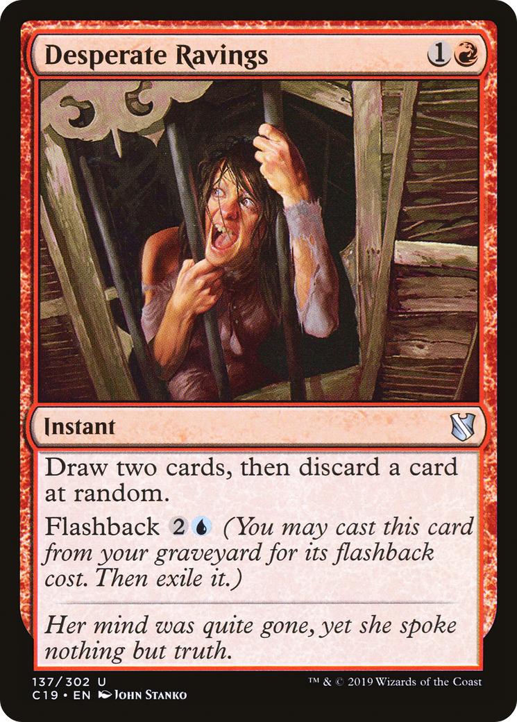 Desperate Ravings [Commander 2019]-1