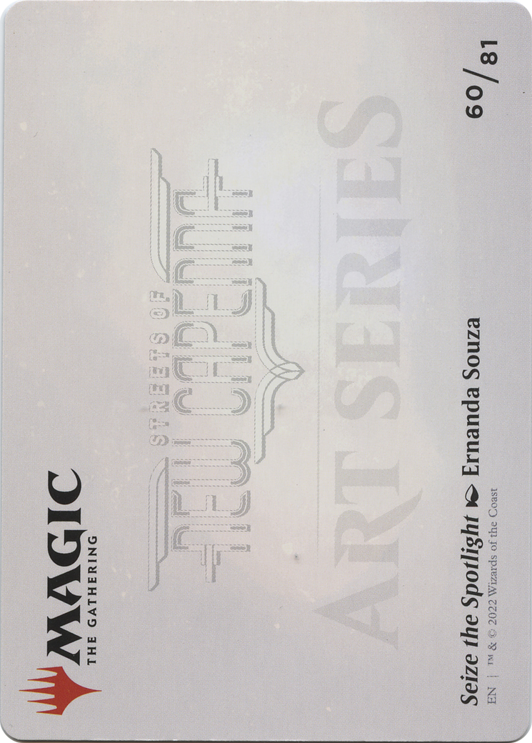 Seize the Spotlight // Seize the Spotlight (ASNC-060) - New Capenna Art Series (Borderless) Foil-2