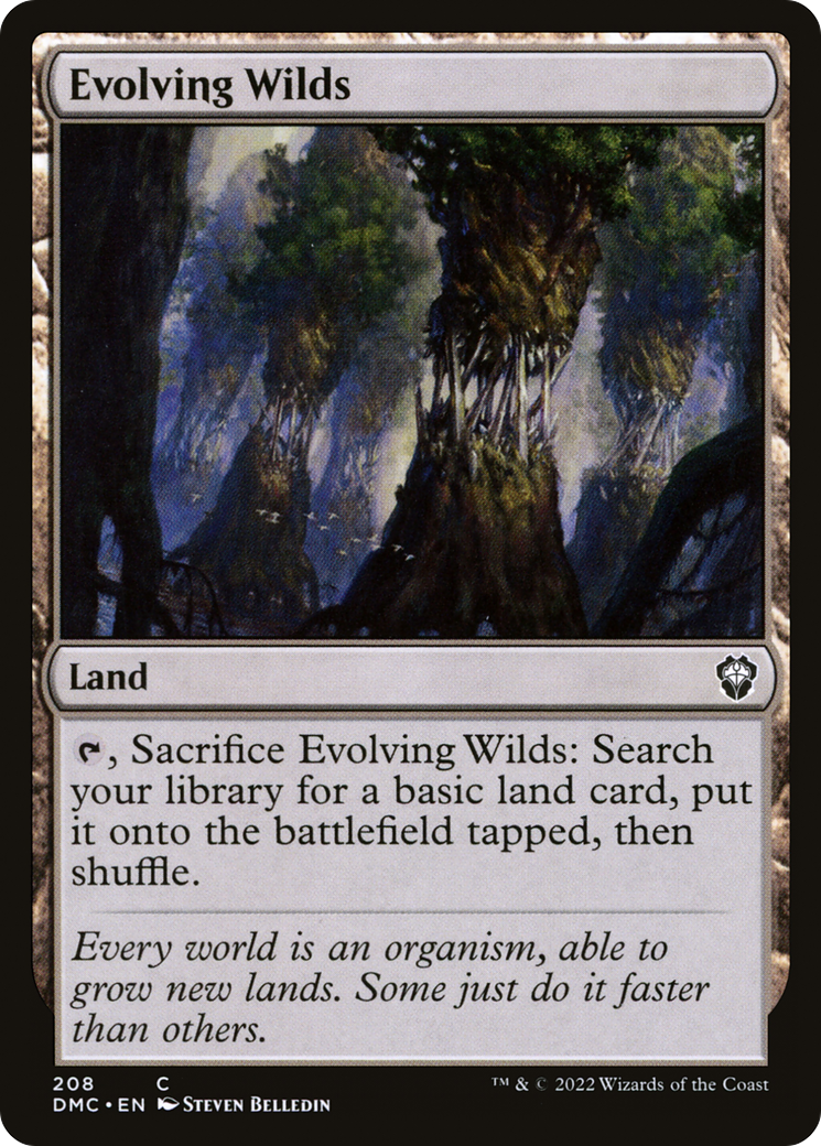 Evolving Wilds [Dominaria United Commander]-1