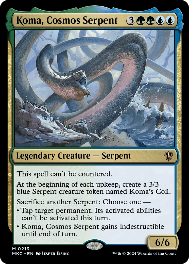 Koma, Cosmos Serpent [Murders at Karlov Manor Commander]-1