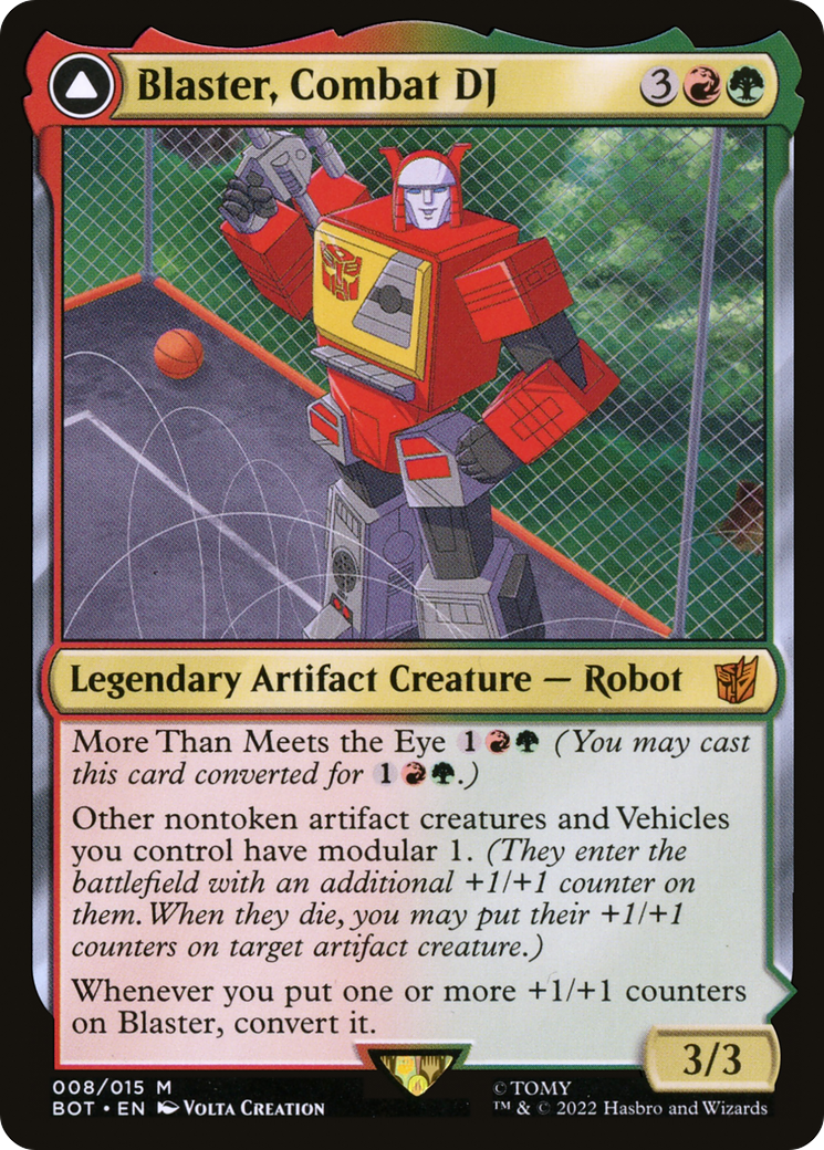 Blaster, Combat DJ // Blaster, Morale Booster [Transformers]-3
