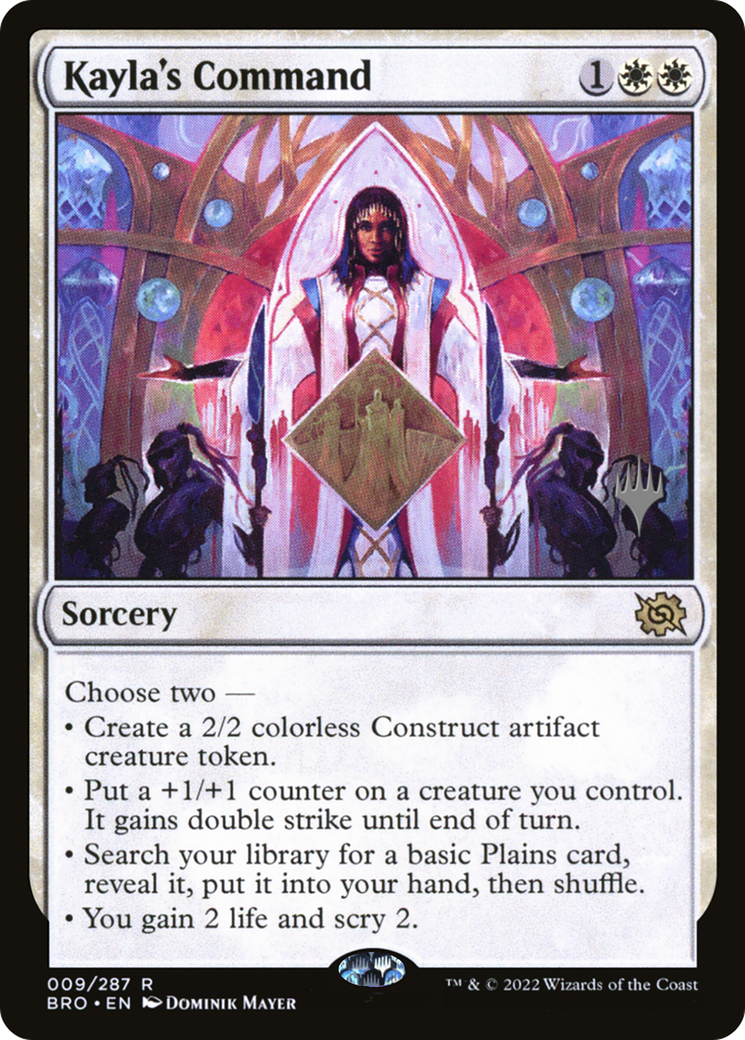 Kayla's Command (Promo Pack) [The Brothers' War Promos]-1