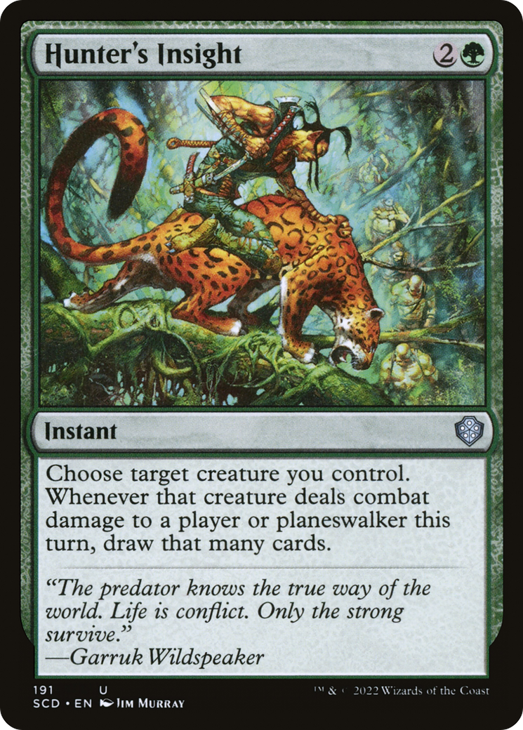 Hunter's Insight [Starter Commander Decks]-1