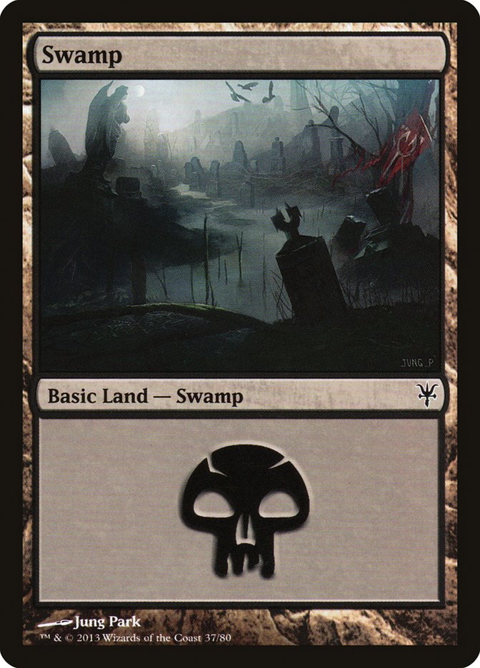 Swamp (37) [Duel Decks: Sorin vs. Tibalt]-2