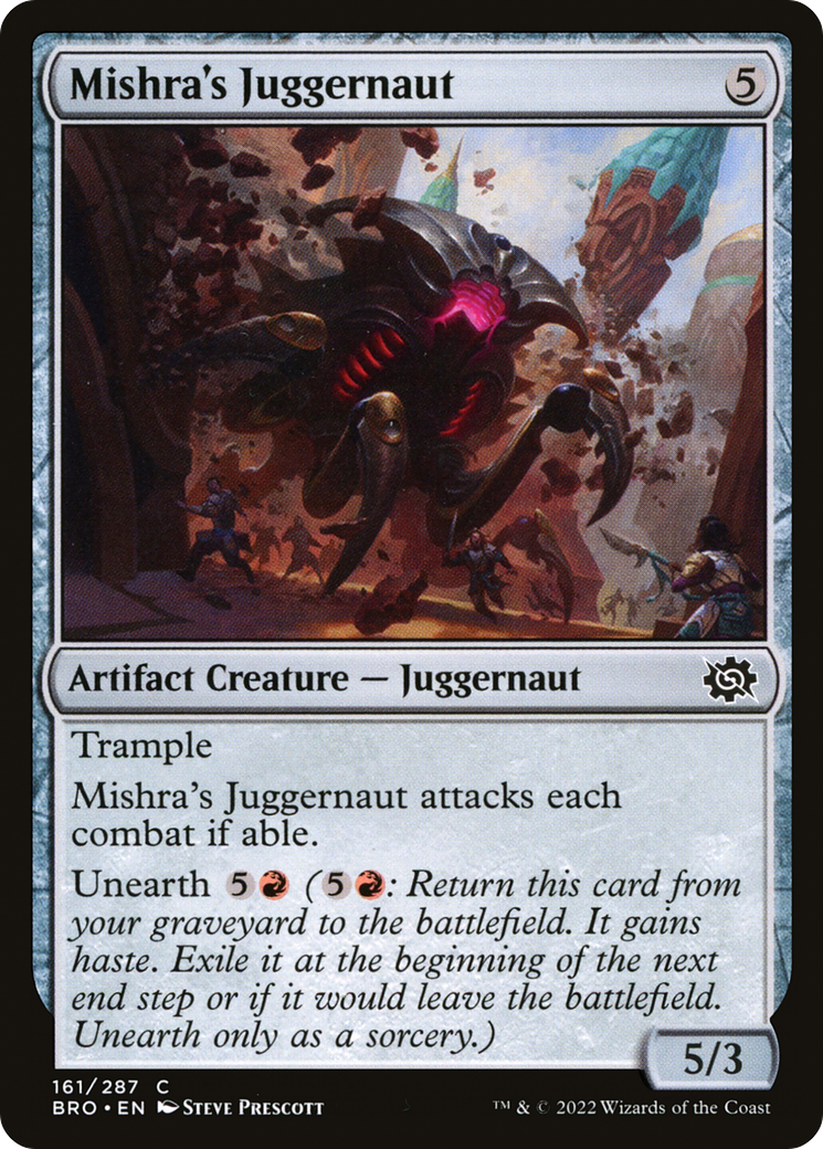 Mishra's Juggernaut [The Brothers' War]-1