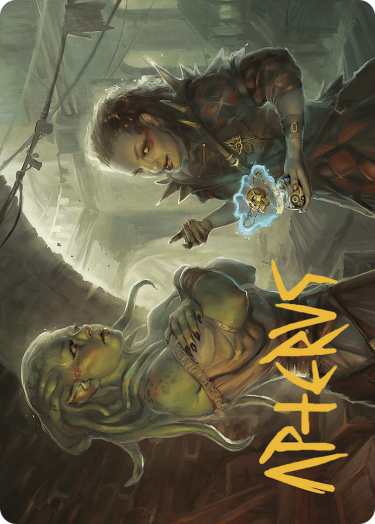 Extract a Confession // Extract a Confession (AMKM-007) - Murders at Karlov Manor Art Series (Borderless) Foil-3