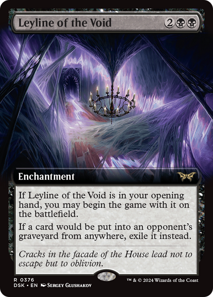 Leyline of the Void (Extended Art) [Duskmourn: House of Horror]-1