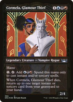Cormela, Glamour Thief (Showcase Golden Age Gilded Foil) [Streets of New Capenna]-1
