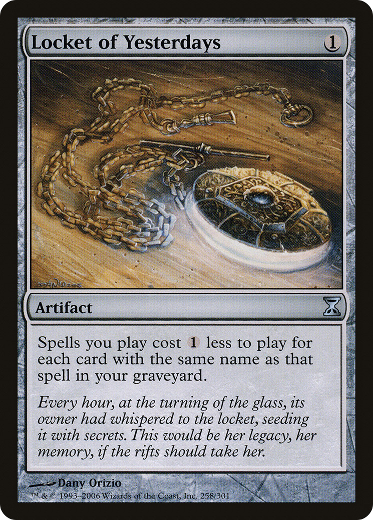 Locket of Yesterdays [Time Spiral]-1