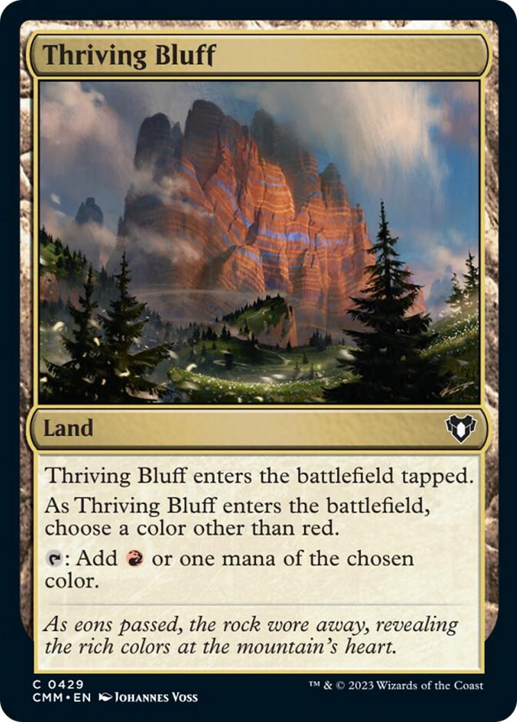 Thriving Bluff [Commander Masters]-1