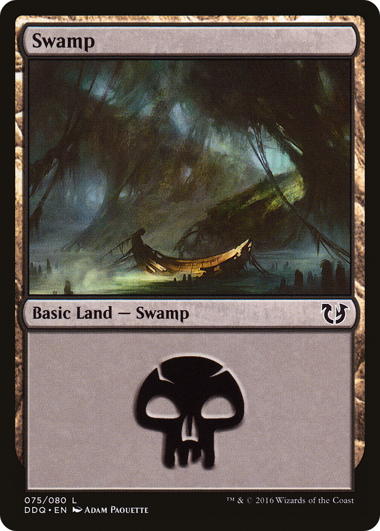 Swamp (75) [Duel Decks: Blessed vs. Cursed]-1