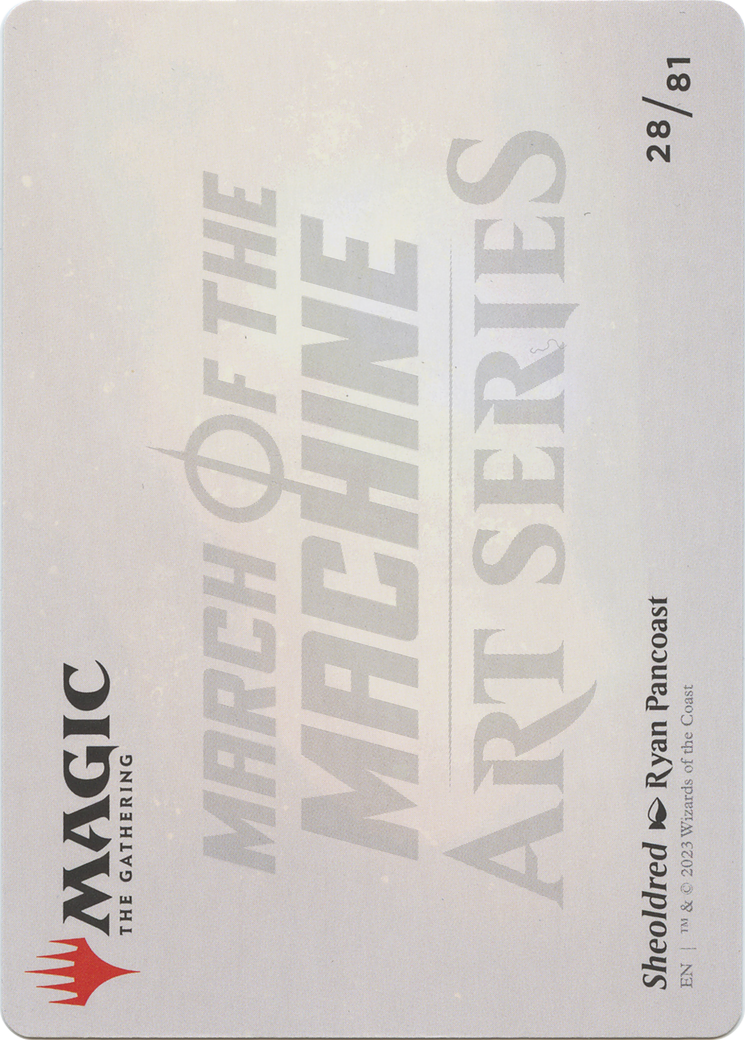 Sheoldred // Sheoldred (AMOM-028) - March of the Machine Art Series (Borderless)-2