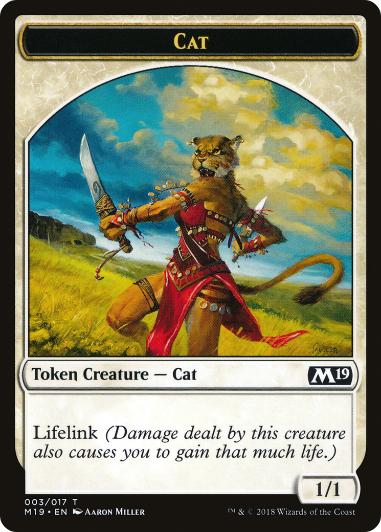Cat Token [Core Set 2019 Tokens]-1