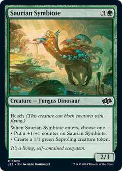 Saurian Symbiote [Foundations Jumpstart]-1