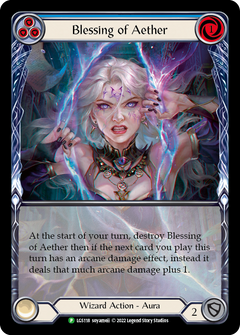 Blessing of Aether (Blue) [LGS118] (Promo)  Rainbow Foil-1