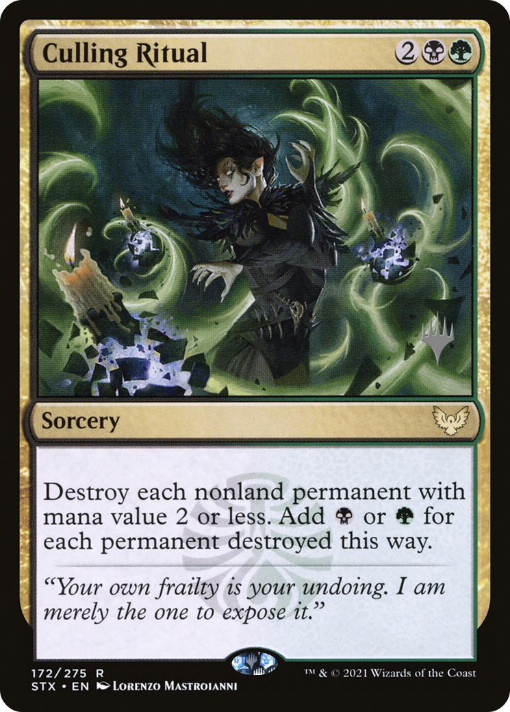 Culling Ritual (Promo Pack) [Strixhaven: School of Mages Promos]-1