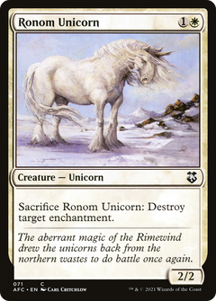 Ronom Unicorn [Dungeons & Dragons: Adventures in the Forgotten Realms Commander]-1