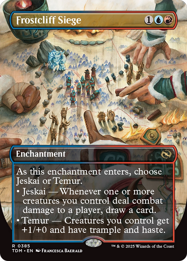 Frostcliff Siege (Borderless) [Tarkir: Dragonstorm]-1