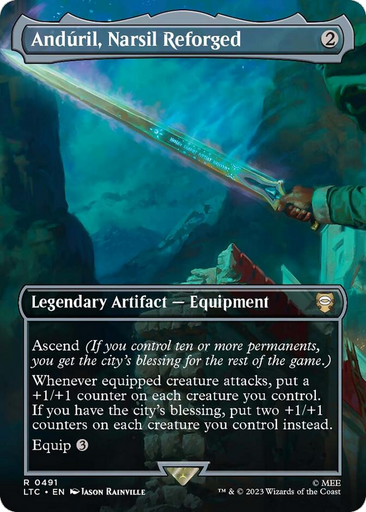 Anduril, Narsil Reforged (Borderless) [The Lord of the Rings: Tales of Middle-Earth Commander]-1