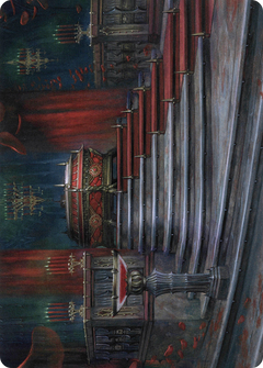 Edgar Markov's Coffin // Edgar Markov's Coffin (AVOW-060) - Crimson Vow Art Series (Borderless) Foil-3
