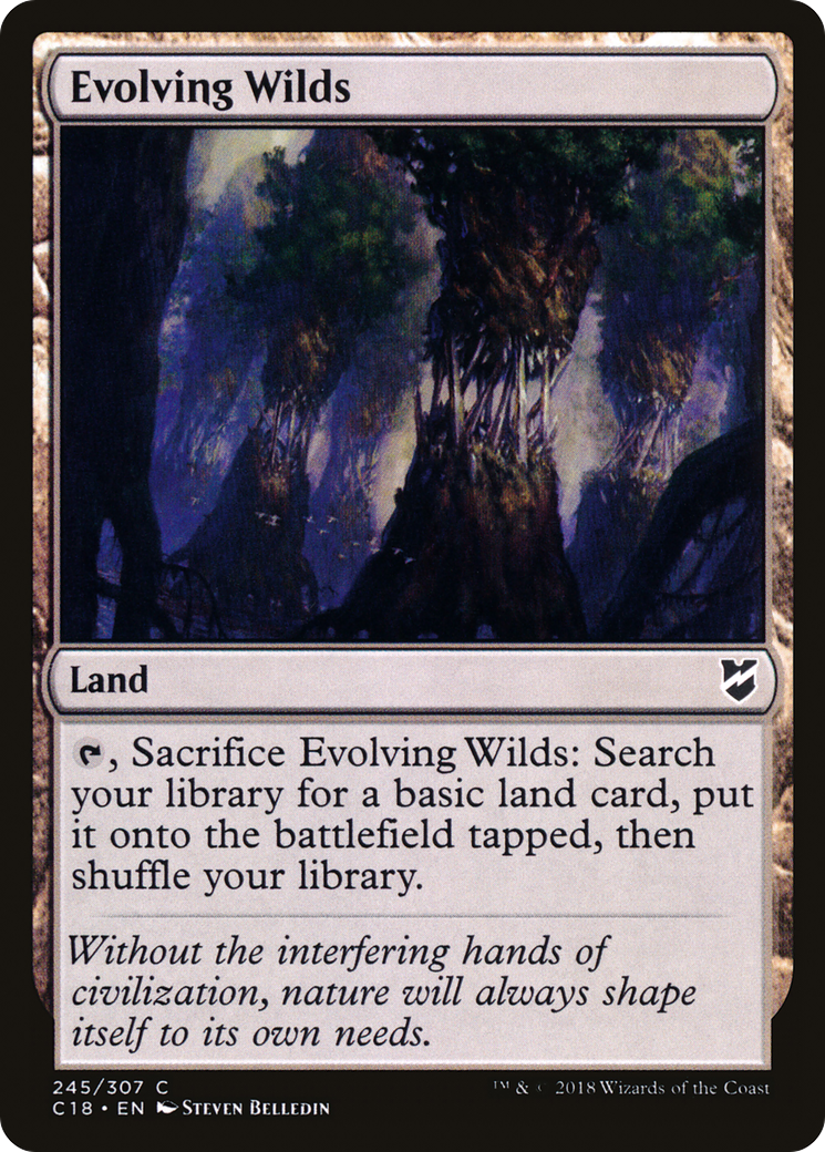 Evolving Wilds [Commander 2018]-1