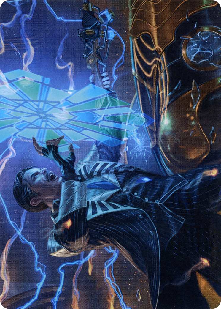 Brokers Veteran // Brokers Veteran (ASNC-010) - New Capenna Art Series (Borderless) Foil-1