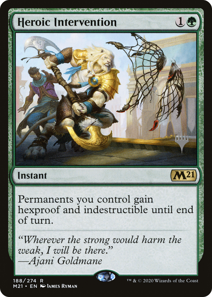Heroic Intervention (Promo Pack) [Core Set 2021 Promos]-1