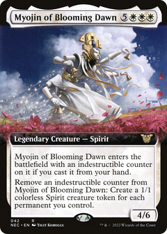 Myojin of Blooming Dawn (Extended Art) [Kamigawa: Neon Dynasty Commander]-1