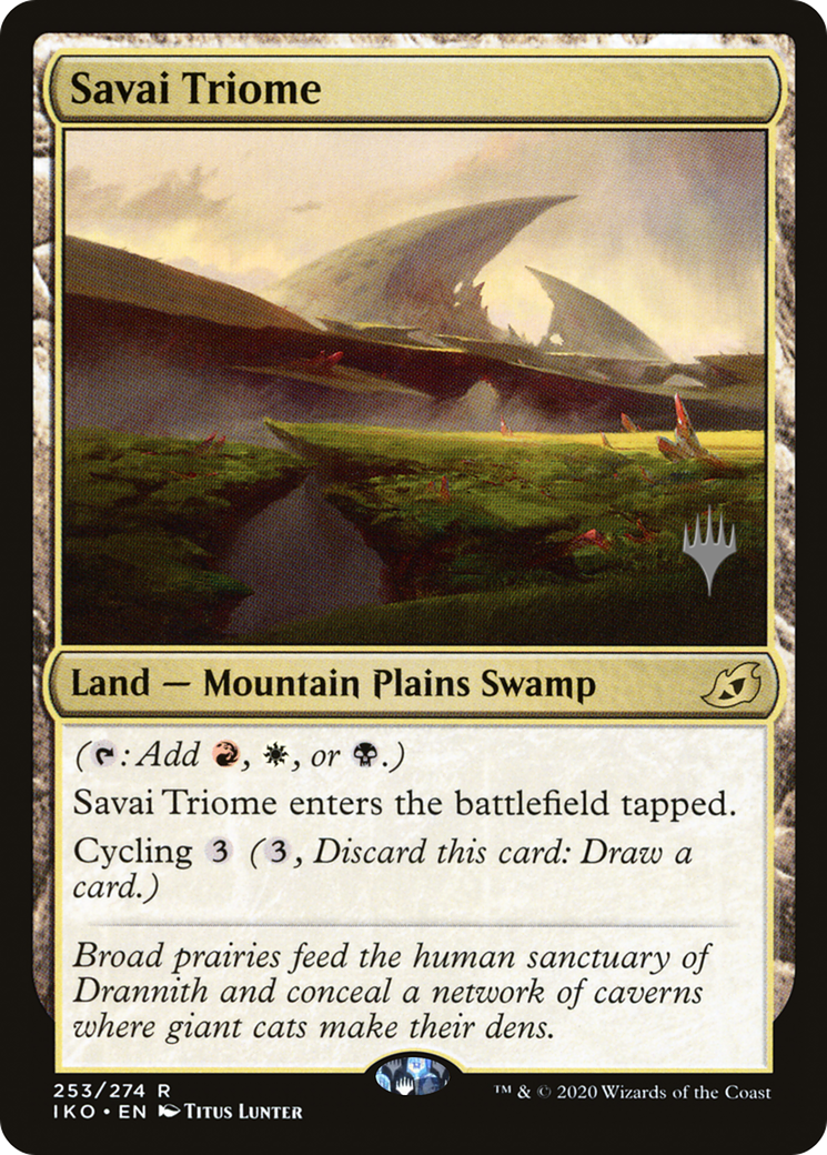 Savai Triome (Promo Pack) [Ikoria: Lair of Behemoths Promos]-1