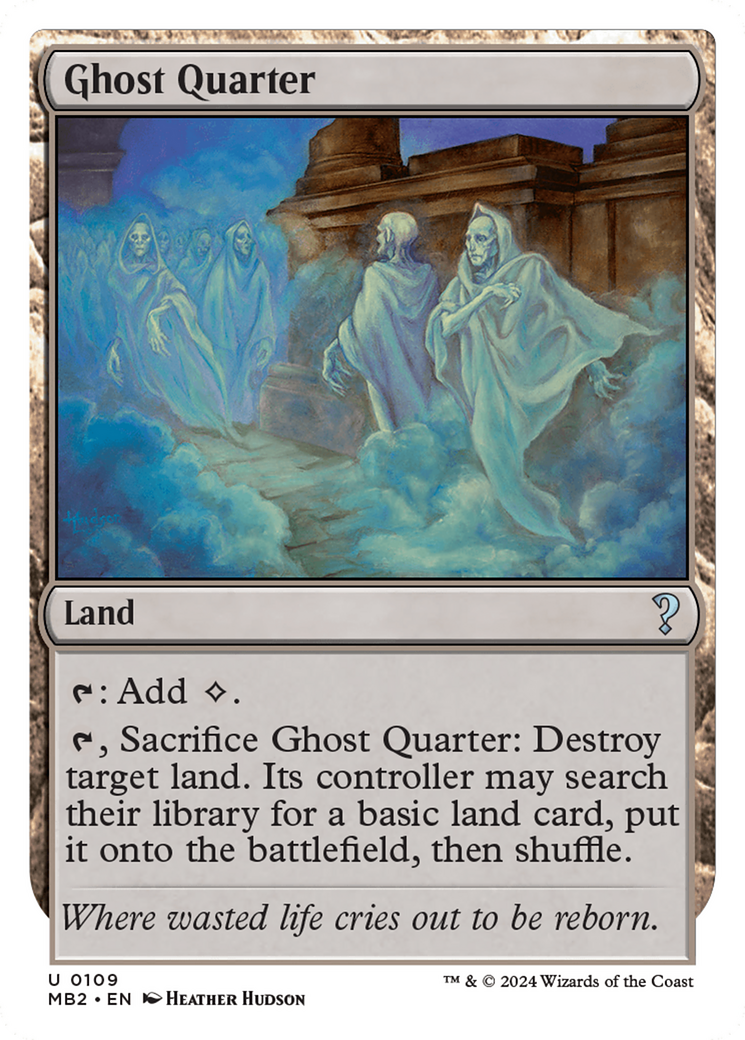 Ghost Quarter (White Border) [Mystery Booster 2]-1