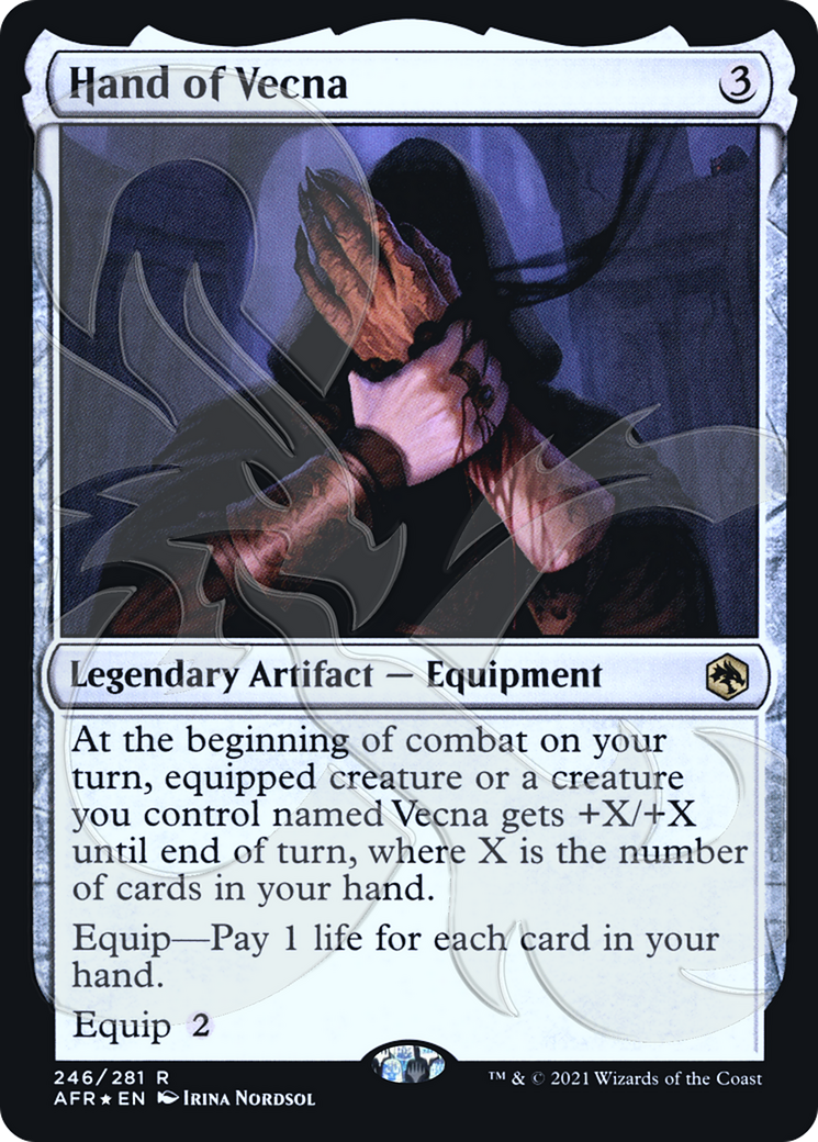 Hand of Vecna (Ampersand Promo) [Dungeons & Dragons: Adventures in the Forgotten Realms Promos]-1