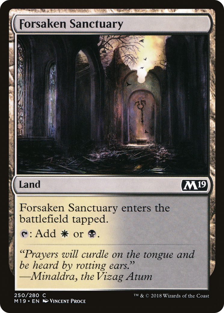 Forsaken Sanctuary [Core Set 2019]-1