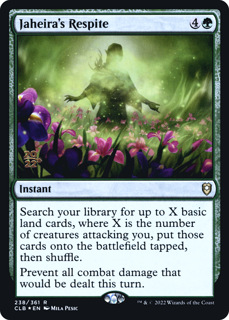 Jaheira's Respite [Commander Legends: Battle for Baldur's Gate Prerelease Promos]-1