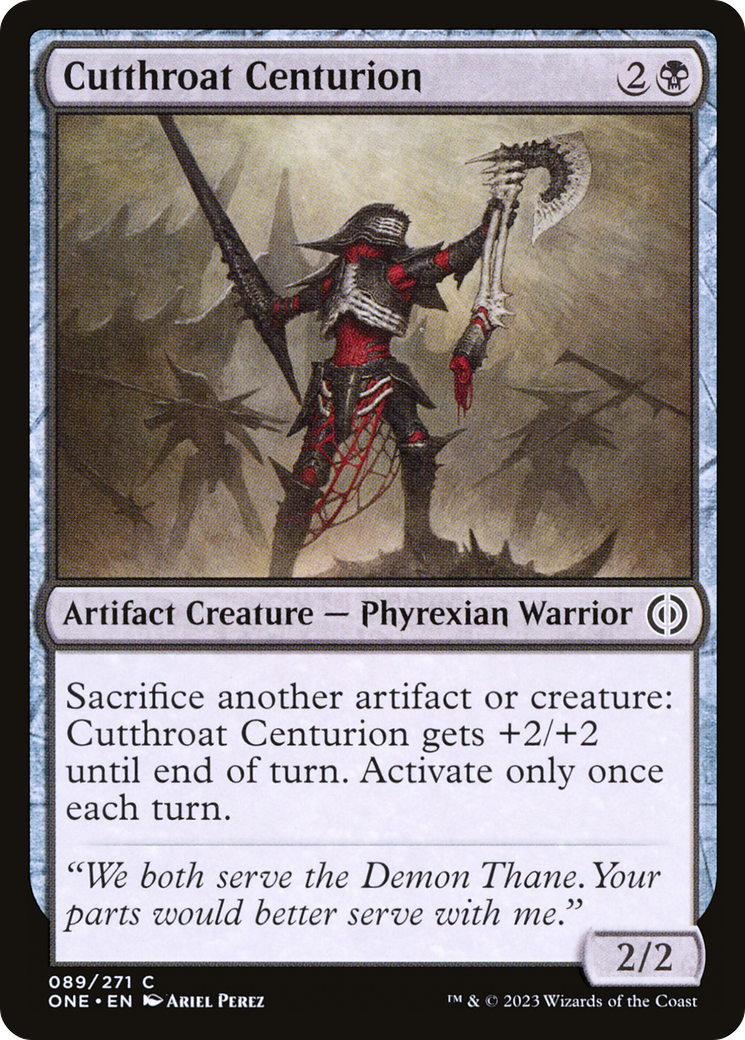 Cutthroat Centurion [Phyrexia: All Will Be One]-1