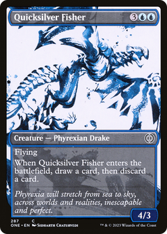 Quicksilver Fisher (Showcase Ichor) [Phyrexia: All Will Be One]-1