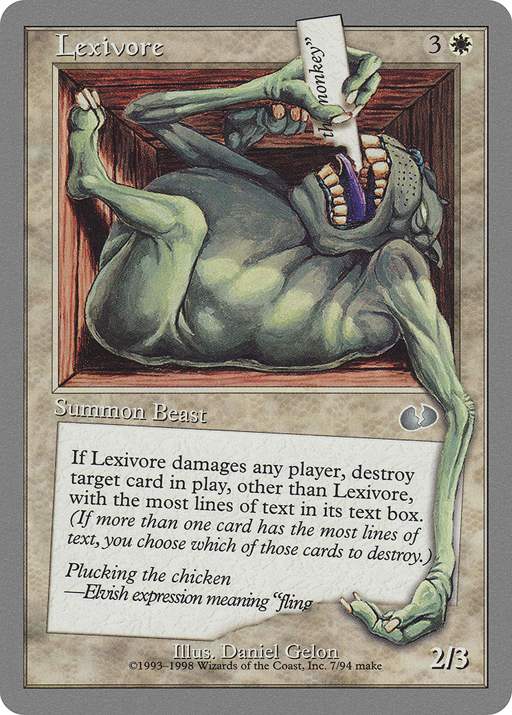 Lexivore [Unglued]-1