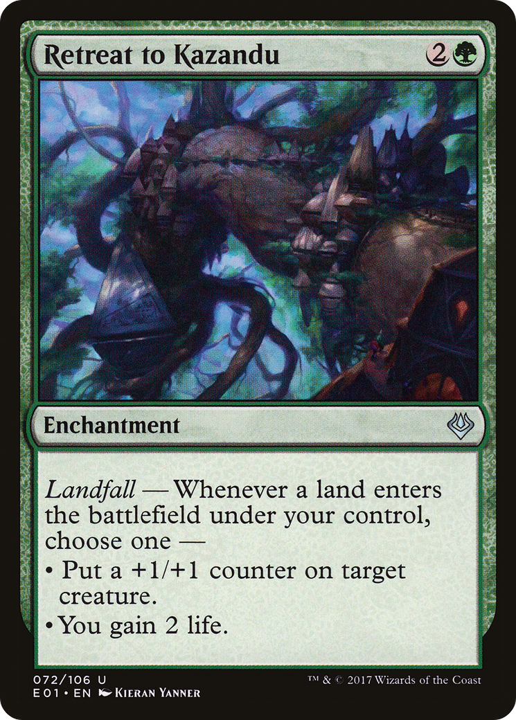 Retreat to Kazandu [Archenemy: Nicol Bolas]-1