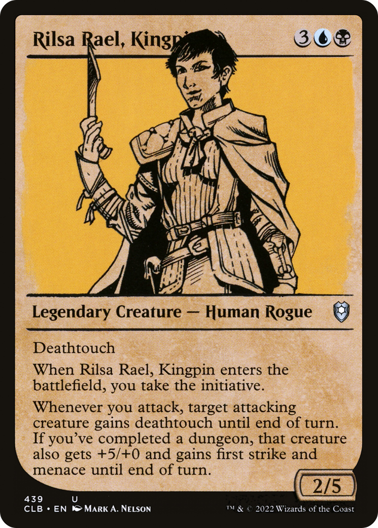 Rilsa Rael, Kingpin (Showcase) [Commander Legends: Battle for Baldur's Gate]-1