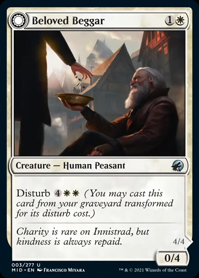 Beloved Beggar // Generous Soul [Innistrad: Midnight Hunt]-1