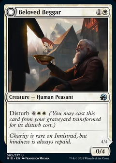 Beloved Beggar // Generous Soul [Innistrad: Midnight Hunt]-1
