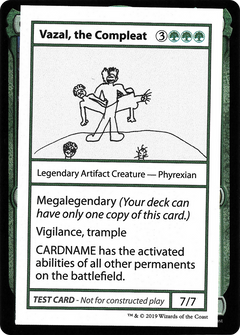 Vazal, the Compleat (No PW Symbol) (CMB1-) - Mystery Booster Playtest Cards 2021-1