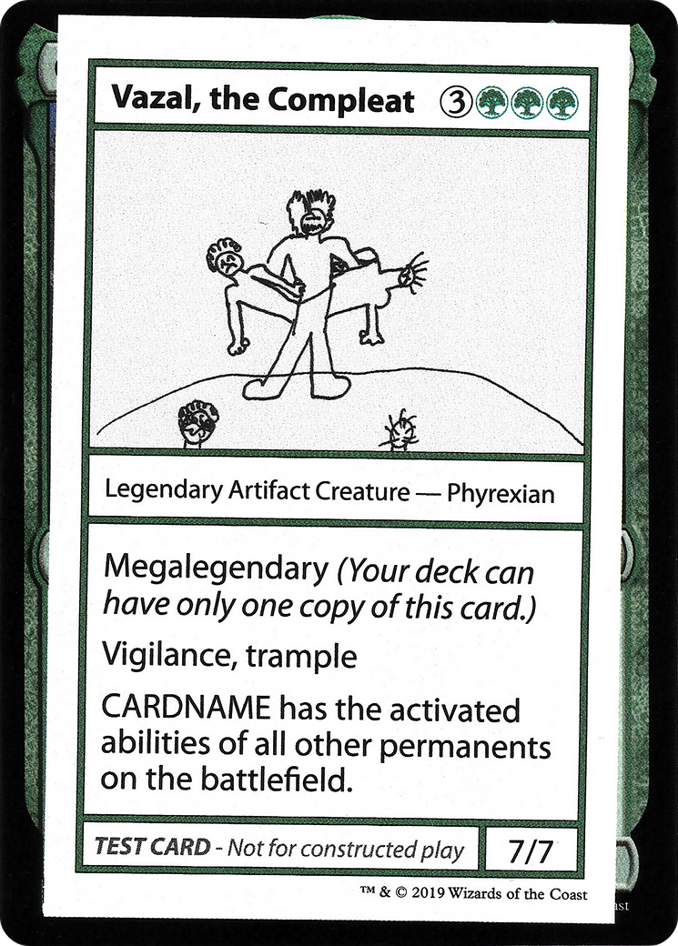 Vazal, the Compleat (No PW Symbol) (CMB1-) - Mystery Booster Playtest Cards 2021-1