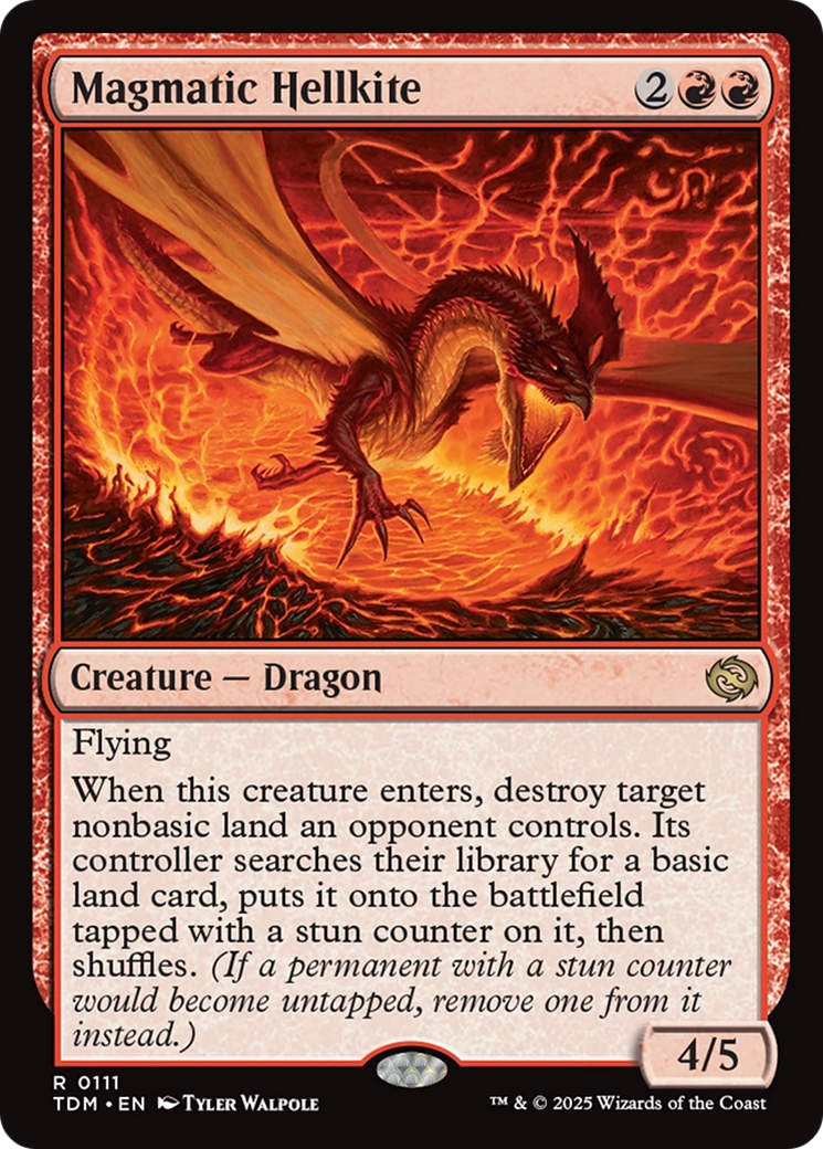 Magmatic Hellkite [Tarkir: Dragonstorm]-1