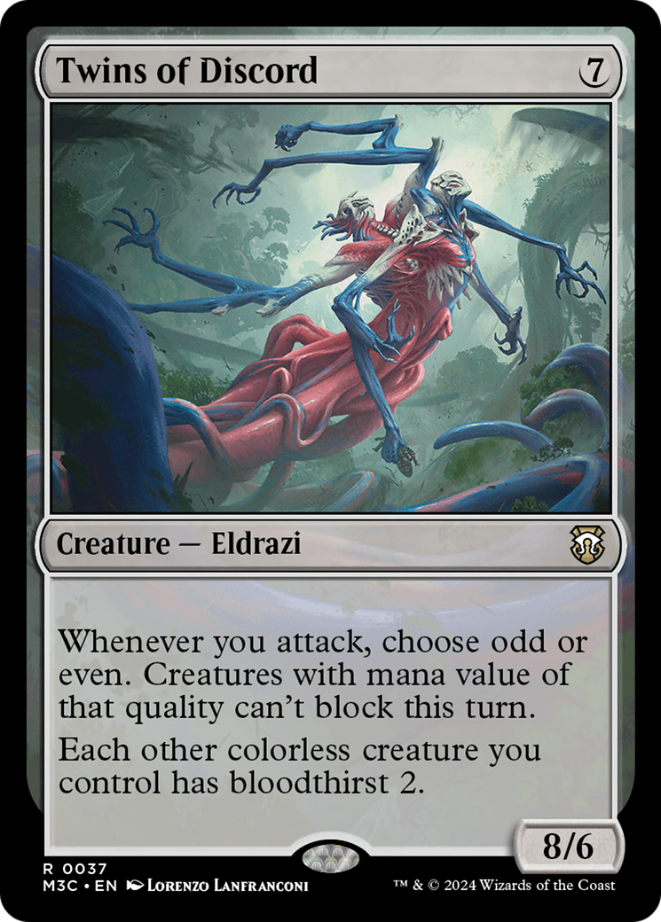 Twins of Discord (M3C-037) - Modern Horizons 3 Commander-1