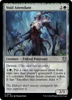Void Attendant (OTC-212) - Outlaws of Thunder Junction Commander: (devoid)-1