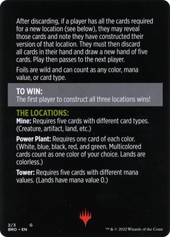 Urza's Blueprints (minigame) // Urza's Blueprints (cont'd) (MBRO-002) - The Brothers' War Minigames Foil-2